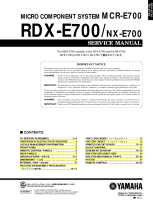 Yamaha MCRE-700 - Service Manual
